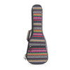 Opaekaa Colorful Striped Ethnic Costume Concert Ukulele portable Bag with shoulder strap