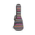 Opaekaa Colorful Striped Ethnic Costume Soprano Ukulele portable Bag with shoulder strap