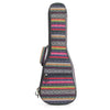 Opaekaa Colorful Striped Ethnic Costume Tenor Ukulele portable Bag with shoulder strap