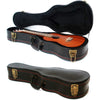 Crocodile Pattern Leather Ukulele Hard Case – Bulge Surface & Plush Interior