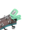 Opaekaa green digital clip-on ukulele tuner with adjustable 360-degree rotation